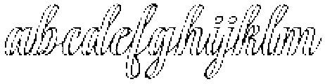 Chocolate Strawberry Outline Slant 16 Regular otf (400) FONT