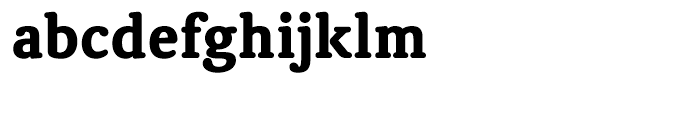 Classic Round Heavy Font LOWERCASE