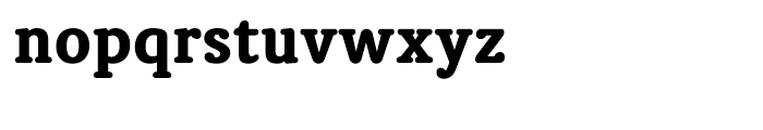 Classic Round Heavy Font LOWERCASE