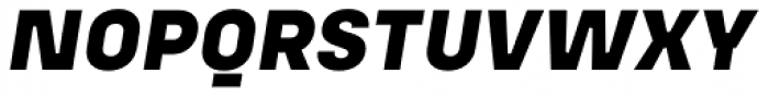 Config Alt Extra Bold Italic Font UPPERCASE