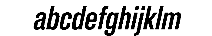 CrystalVAR ExtraCondensedMediumItalic Instance F5688a30 FONT