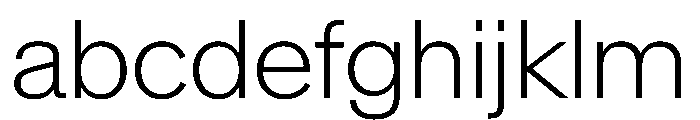CrystalVAR ExtraLight Instance FONT