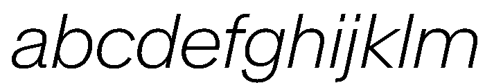 CrystalVAR ExtraLightItalic Instance FONT