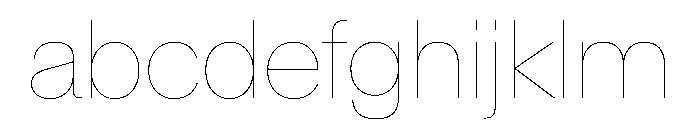 CrystalVAR Hairline Instance FONT