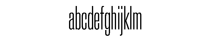 CrystalVAR UltraCondensedExtraLight Instance FONT