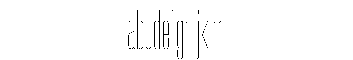 CrystalVAR UltraCondensedHairline Instance FONT