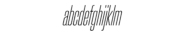 CrystalVAR UltraCondensedThinItalic Instance FONT