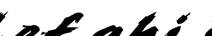 Demonic Scrawl Italic Demo Italic FONT