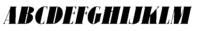 Deco Display Serif JNL Deco Display Serif Oblique JNL Regular FONT