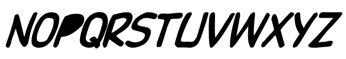 DupuyBALloon Italic Font UPPERCASE