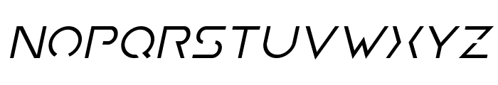 Earth Orbiter Italic Font LOWERCASE