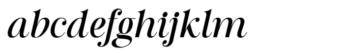 Evening Serif Regular Italic FONT