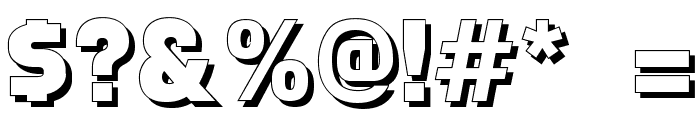 Faktos Shadow Font OTHER CHARS