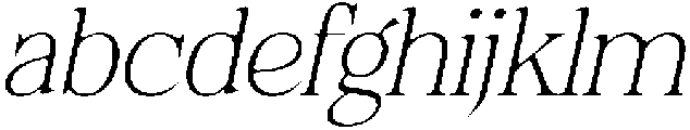 Felgiora Soft Thin SemiExpanded Italic otf (100) FONT