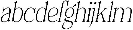 Felgiora Thin Italic Condensed otf (100) FONT