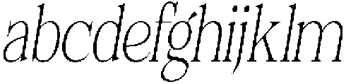 Felgiora Thin Italic Extra Condensed otf (100) FONT
