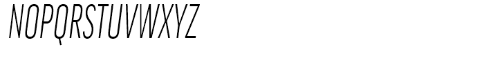 FF Good Compressed Light Italic Font UPPERCASE