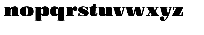FF Quixo Black Font LOWERCASE