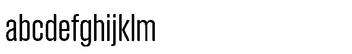 Field Gothic Narrow Field Gothic No. 32 XCond FONT