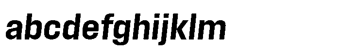 Field Gothic Standard Field Gothic No. 54 Compact Demi Italic FONT