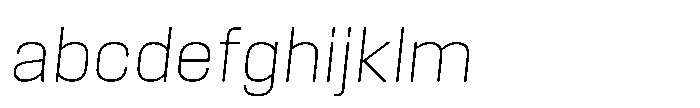 Field Gothic Standard Field Gothic No. 60 XLight Italic FONT