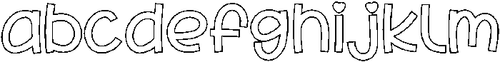 Fox Velina Outline otf (400) FONT