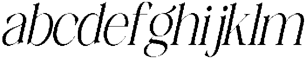 Galino Extra Light Extra Cond Slanted otf (200) FONT