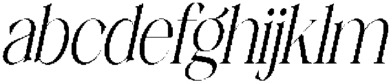 Galino Extra Light Ultra Cond Slanted otf (200) FONT