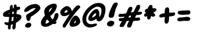 Gabriel Bautista Lito Bold Font OTHER CHARS