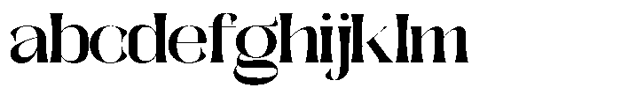 Galdertine Charetam Semi Serif Galdertine Charetam SM S Black Extra Expanded FONT