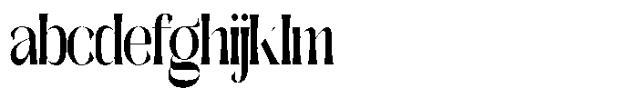 Galdertine Charetam Semi Serif Galdertine Charetam SM S Black Ultra Condensed FONT
