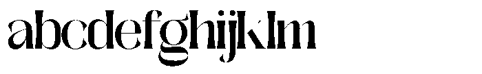 Galdertine Charetam Semi Serif Galdertine Charetam SM S Black FONT