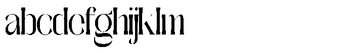 Galdertine Charetam Semi Serif Galdertine Charetam SM S Bold Extra Condensed FONT