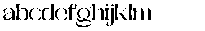 Galdertine Charetam Semi Serif Galdertine Charetam SM S Bold Ultra Expanded FONT
