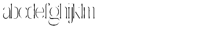 Galdertine Charetam Semi Serif Galdertine Charetam SM S Extra Light Condensed FONT