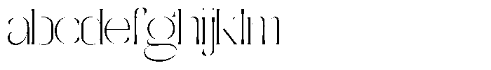 Galdertine Charetam Semi Serif Galdertine Charetam SM S Extra Light Expanded FONT