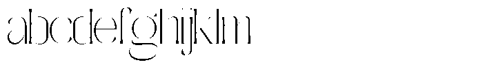 Galdertine Charetam Semi Serif Galdertine Charetam SM S Extra Light FONT