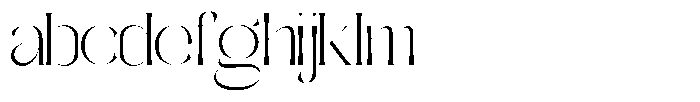 Galdertine Charetam Semi Serif Galdertine Charetam SM S Light Expanded FONT