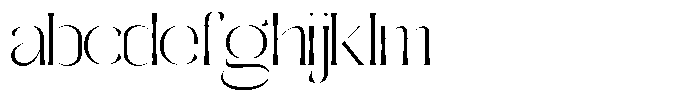 Galdertine Charetam Semi Serif Galdertine Charetam SM S Light Extra Expanded FONT