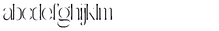 Galdertine Charetam Semi Serif Galdertine Charetam SM S Light Semi Condensed FONT