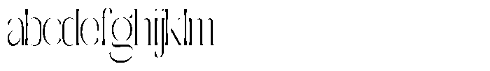 Galdertine Charetam Semi Serif Galdertine Charetam SM S Light Ultra Condensed FONT
