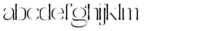 Galdertine Charetam Semi Serif Galdertine Charetam SM S Light Ultra Expanded FONT