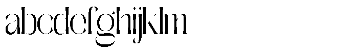 Galdertine Charetam Semi Serif Galdertine Charetam SM S Medium Condensed FONT