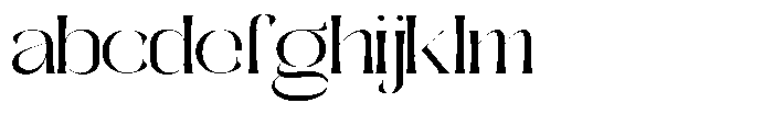 Galdertine Charetam Semi Serif Galdertine Charetam SM S Medium Ultra Expanded FONT