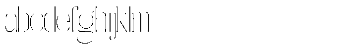 Galdertine Charetam Semi Serif Galdertine Charetam SM S Thin Extra Condensed FONT