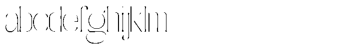 Galdertine Charetam Semi Serif Galdertine Charetam SM S Thin Semi Condensed FONT
