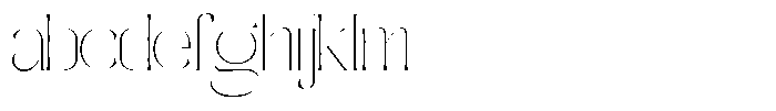 Galdertine Charetam Semi Serif Galdertine Charetam SM S Thin Semi Expanded FONT