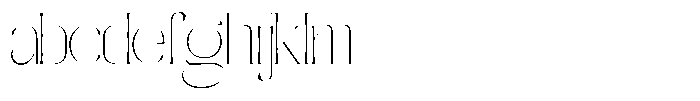 Galdertine Charetam Semi Serif Galdertine Charetam SM S Thin FONT