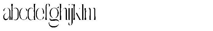 Galdertine Charetam Semi Serif Galdertine Charetam SM S Ultra Condensed FONT