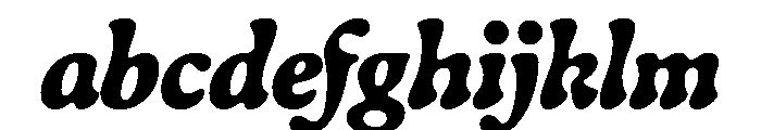 Gaya Unlicensed Black Italic Regular Webfont FONT